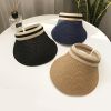 New Empty Top Straw Hat And Duck Tongue Hat Children's Summer Outing Outdoor Sun Beach Leisure Versatile Sunscreen Hat Hiking Tour