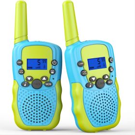 2pcs/pack Kids Walkie Talkie 22 Channel Bidirectional Wireless Radio Toy With Backlight LCD Flashlight For Outdoor; Camping; 3km Range Hiking (Color: Pink)