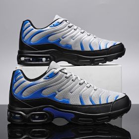 Unisex Outdoor Men Classic Casual Shoes Air Cushion Marathon Running Comfortable Women Sport Lovers Cozy Hiking Multicolor New (Color: Blue)