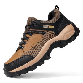 Men's outdoor leisure sports hiking shoes (Color: brown)