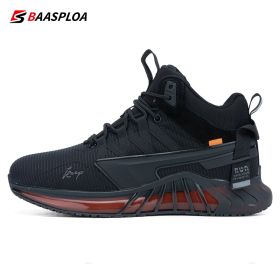 Baasploa New Men Winter Hiking Sneaker Waterproof Keep Warm Casual Shoes Comfortable Cotton Casual Shoes for Male 2022 (Color: 124702-HH)