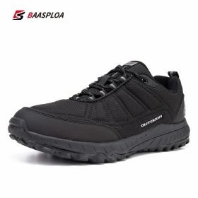 Men's Hiking Shoes Waterproof Outdoor Sneaker Travel Shoes Fashion Non-Slip Wear-Resistant Sneakers Climbing Shoes Baasploa (Color: 113201-HE)