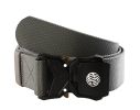 Quick Release Buckle Tactical Belt Military Hiking Rigger Nylon Web Work Belt Heavy Duty Work Belt Stretch Strap ((Coffee)