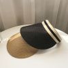 New Empty Top Straw Hat And Duck Tongue Hat Children's Summer Outing Outdoor Sun Beach Leisure Versatile Sunscreen Hat Hiking Tour