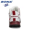 BONA 2021 New Designers Trendy Hiking Sport Shoes Children High Top Teenagers Mountain Climbing Trekking Shoes Child Winter Boot