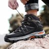 Spring Autumn Winter 36-46 Sport Training Hiking Shoe Waterproof Men Women Casual Fashion Outdoor High-top Cross-country Walking