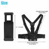 Outdoor Hiking Chest Harness Body Strap Mount Accessories Side Pouch Storage Bag