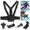 Outdoor Hiking Chest Harness Body Strap Mount Accessories Side Pouch Storage Bag